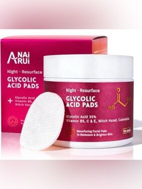 Anai Rui Night Resurface Glycolic Acid Pads NEW Sealed